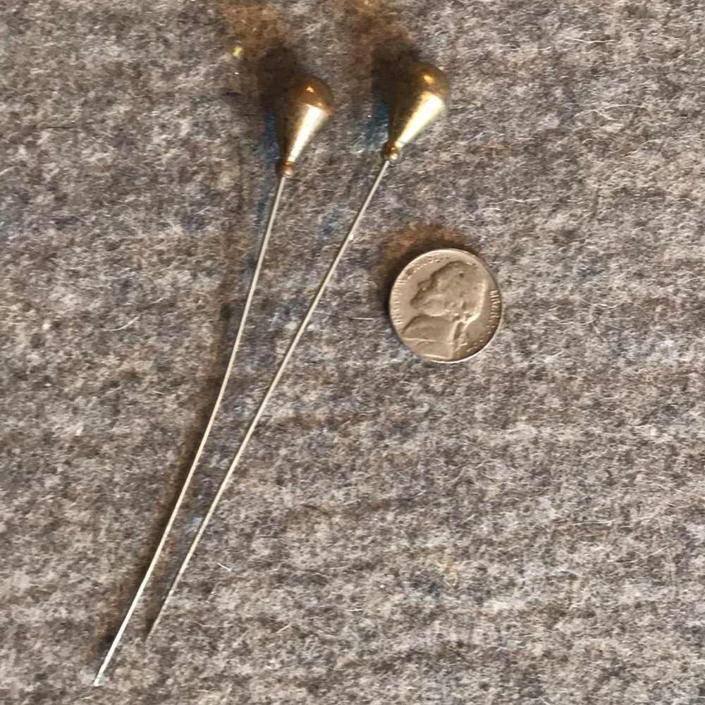 Antique Brass Hatpins